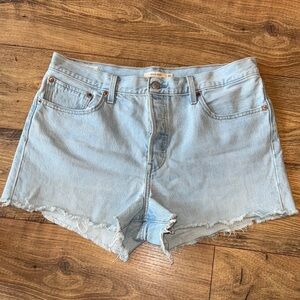 Levi’s Wedgie Women's Light Blue Denim Shorts